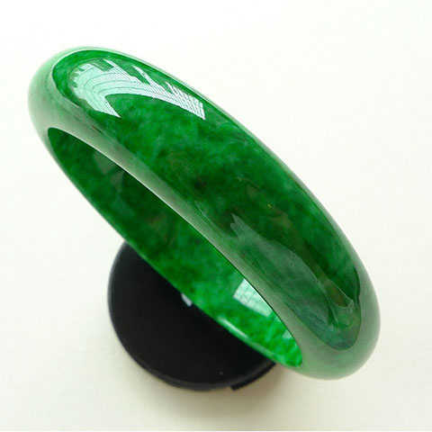 Bracelete de Jade em tons de Verde-Azulado