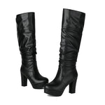 Botas de Equitação Impermeáveis até ao Joelho para Mulher
