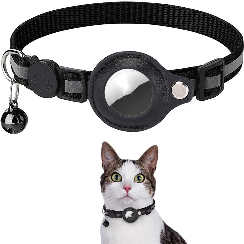 Coleira Refletora para Animal de Estimação com Suporte para AirTag