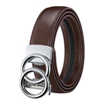 Unisex Automatic Genuine Leather Belt