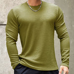 Klassischer langärmeliger Herren-Strickpullover