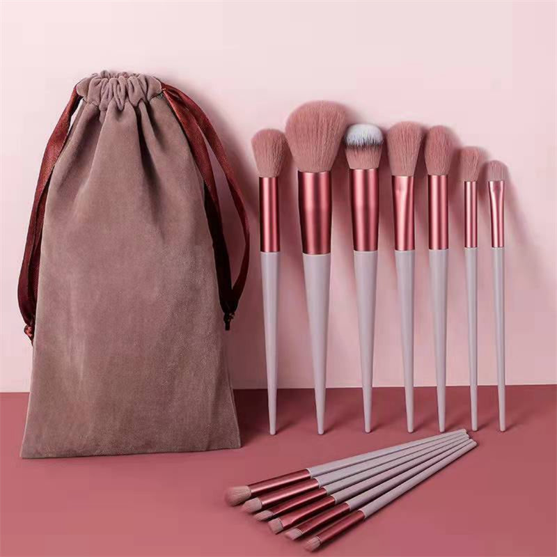 13-Piece Makeup Brush Set with Storage Bag