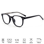 Modische transparente Kristallbrille für Damen