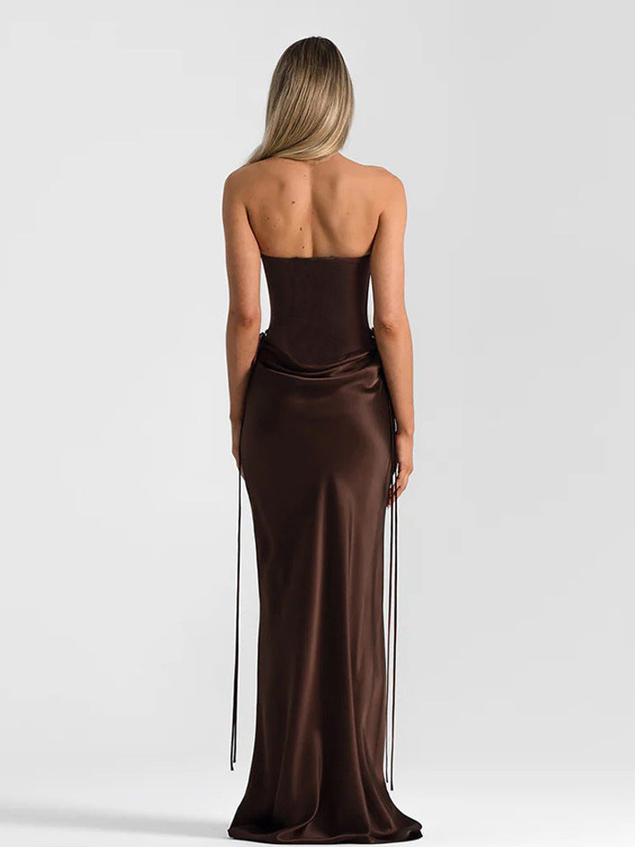 Women's Fishtail Waist-Cinching Dress