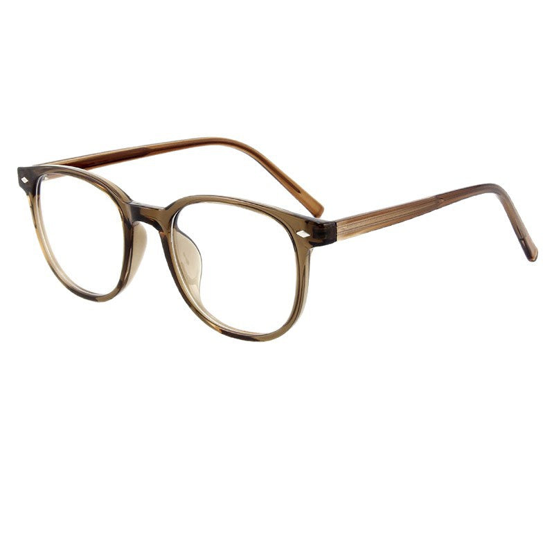 Modische transparente Kristallbrille für Damen