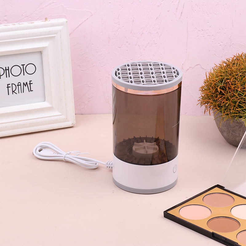 Nettoyeur de pinceaux de maquillage électrique avec chargement USB