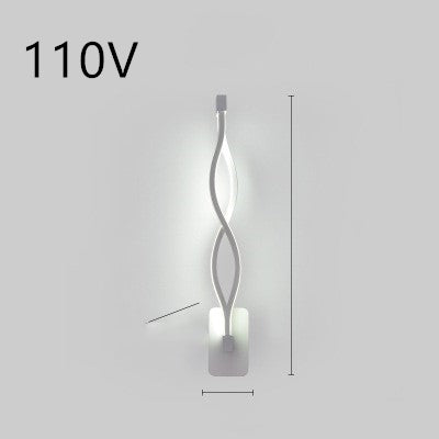 Nordische minimalistische LED-Wandleuchte