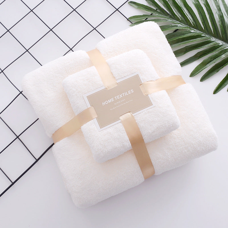 Coral Fleece Bath Towel