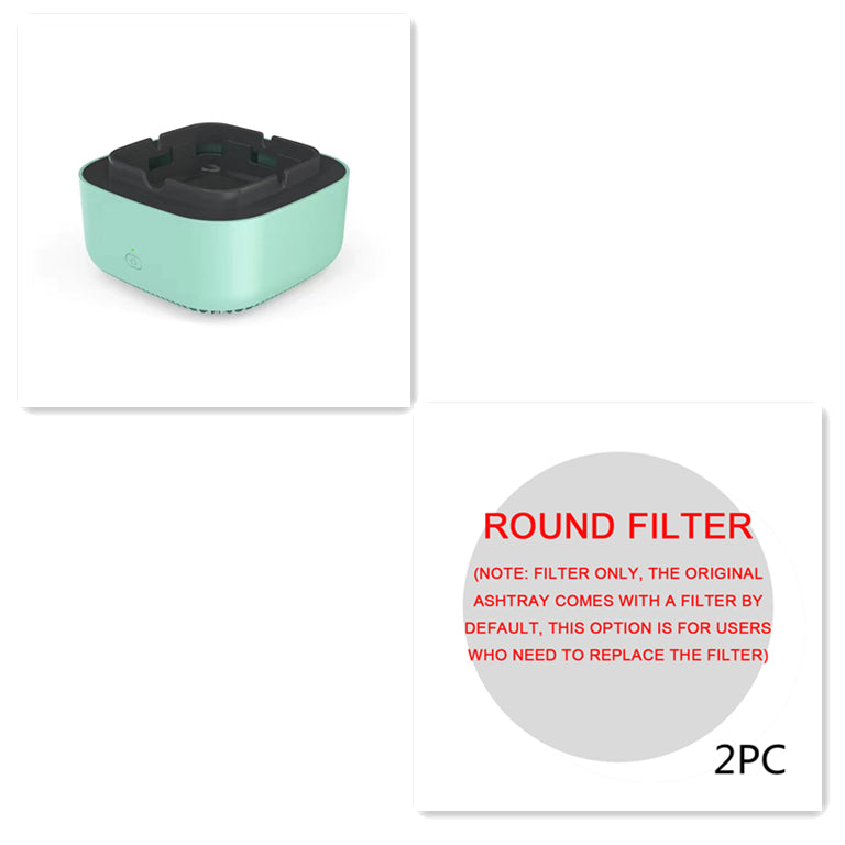 Posacenere senza fumo con purificatore d'aria