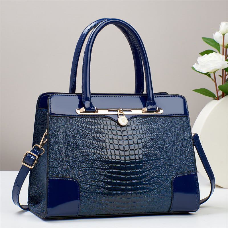 Freizeit-Handtasche mit Karomuster für Damen
