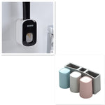 Automatischer Zahnpastaspender mit Zahnbürstenhalter-Set