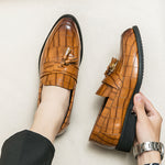 Mocassins de Homem de Bico Fino sem Atacadores