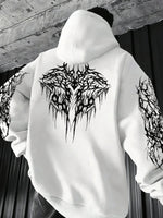 Sweatshirt com Capuz e Corte Largo para Homem