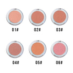 Fijne eenkleurige blush voor dames