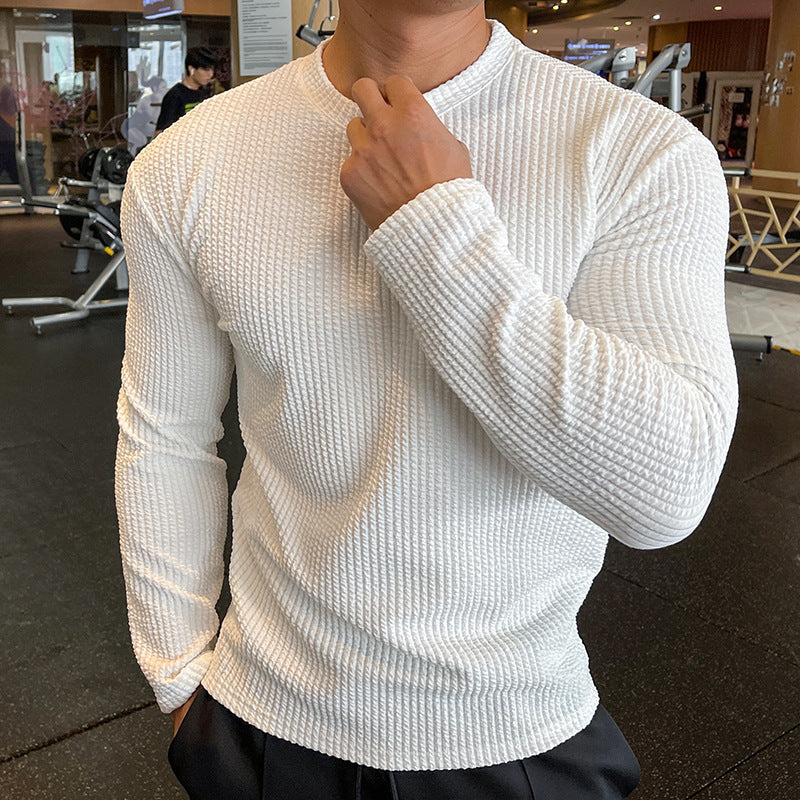 Men's Classic Knit Long-Sleeve Sweater