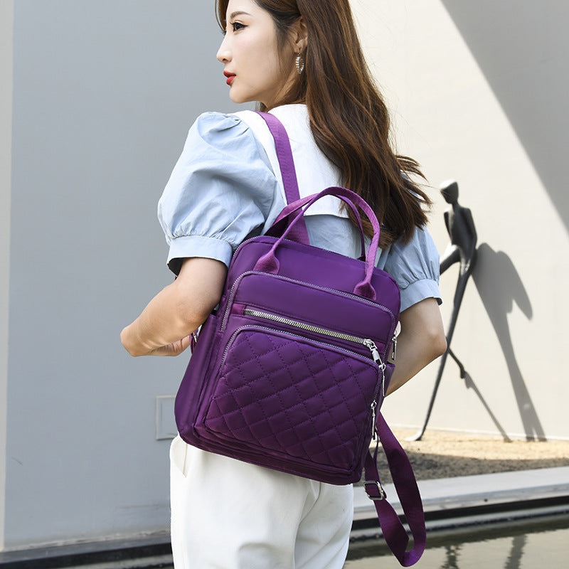 Oxford Cloth Backpack Women Style Travel Bag Large Capacity Ladies Backpack