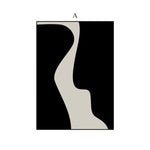 Abstract canvas schilderij voor boven de bank