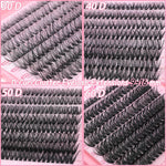 Lash Cluster Kit, 640 stuks, 9-16mm D-krul
