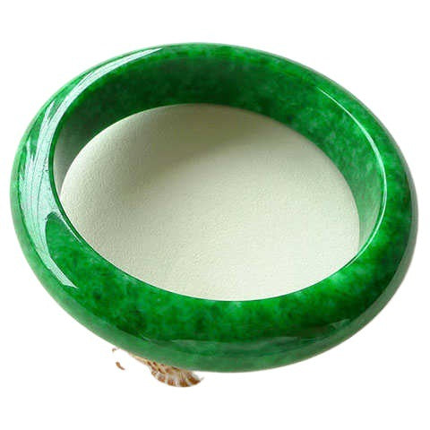 Bracelete de Jade em tons de Verde-Azulado
