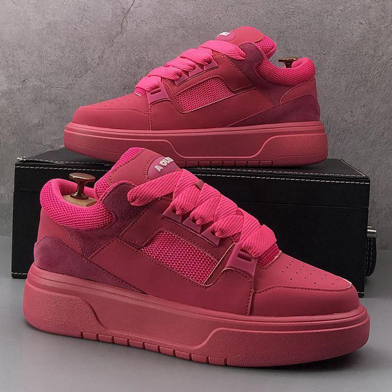 Ademende mesh platform sneakers