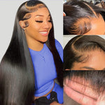 Echt haar HD-lace pruik, 13x4 lace front pruik