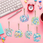 Kit de Porta-chaves Diamond Painting, Golfinho