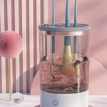 Nettoyeur de pinceaux de maquillage électrique avec chargement USB