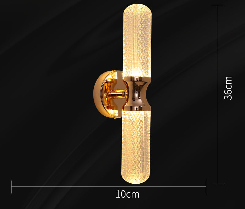 Modern Nordic Wall Lamp, Metal and Acrylic
