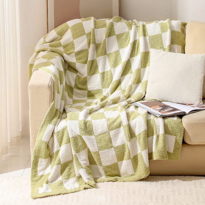Soft Knit Throw Blanket for Sofa and Bed
