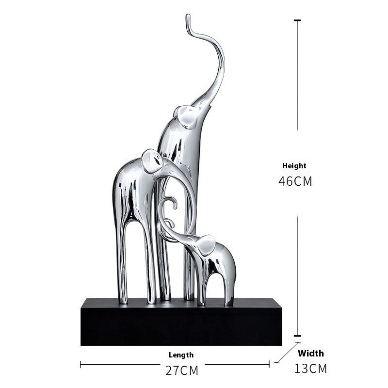 Statuetta decorativa a forma di elefante