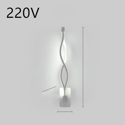 Nordische minimalistische LED-Wandleuchte