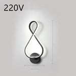 Nordische minimalistische LED-Wandleuchte
