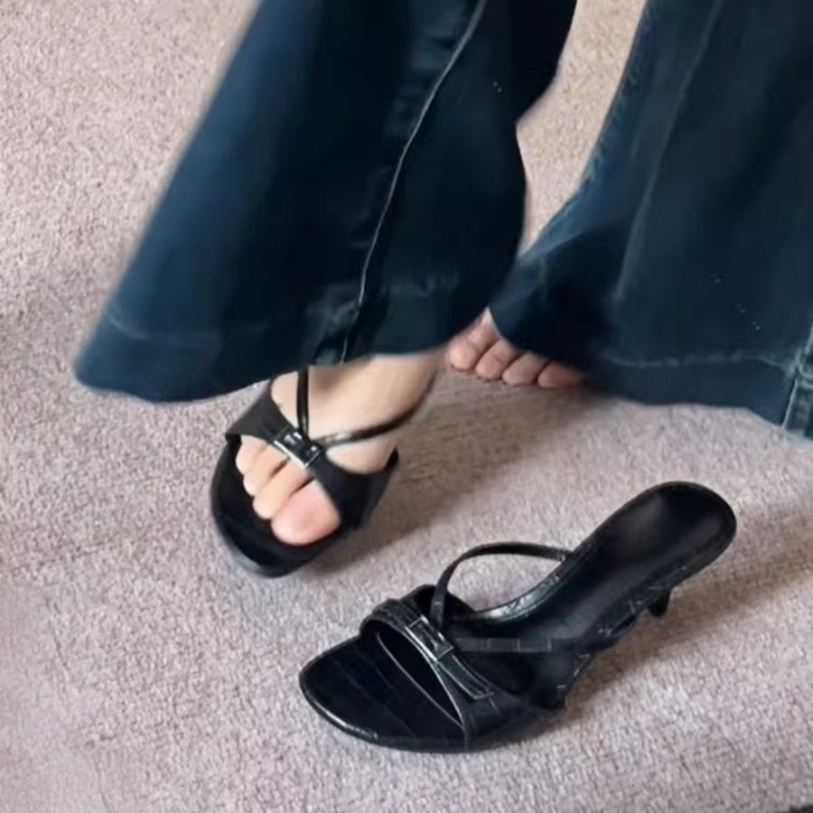 Stiletto-heel High-heeled Sandals Versatile And Perfect For Wearing Outdoors