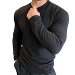 Klassischer langärmeliger Herren-Strickpullover