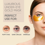 24K Gold Under-Eye Patches, 20 Pairs