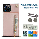Samsung Crossbody Phone Case with Zipper Wallet