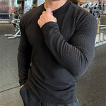 Klassischer langärmeliger Herren-Strickpullover