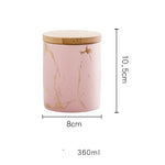Ceramic Airtight Storage Jar with Bamboo Lid