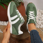 Zapatillas retro de suela gruesa para mujer