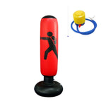 Saco de boxeo inflable de pie, 160 cm