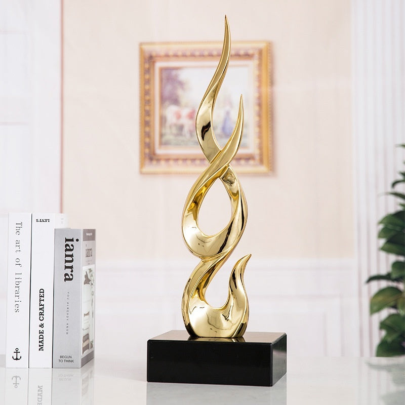 Festive Gold Decorative Ornament