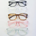 Blue-light-blocking Glasses With UV Protection And A Square Frame