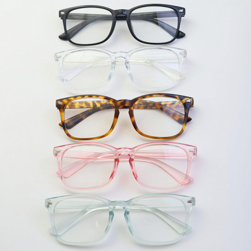 Blue-light-blocking Glasses With UV Protection And A Square Frame