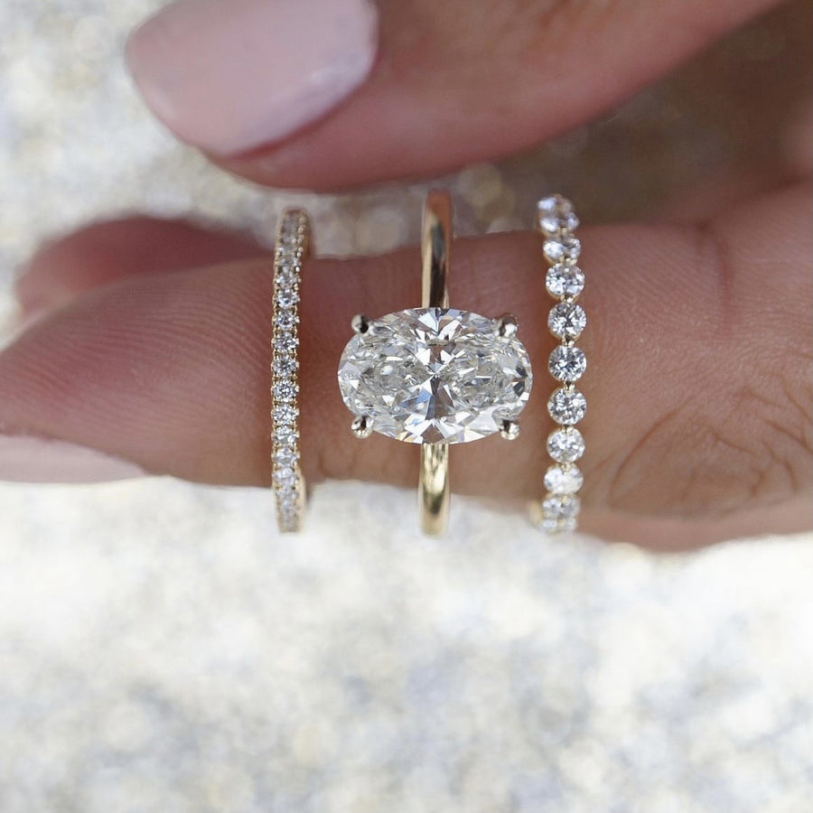Yiwu Sanjie Fabrikant Licht Luxe Mode Joker Zirkonia Ring Dames Super Flash Diamant