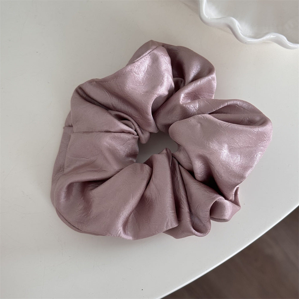 Elástico de Cabelo Estilo "Intestino" com Textura Retro para Mulher