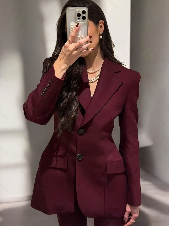 Blazer elegante de mujer para estilo casual de negocios