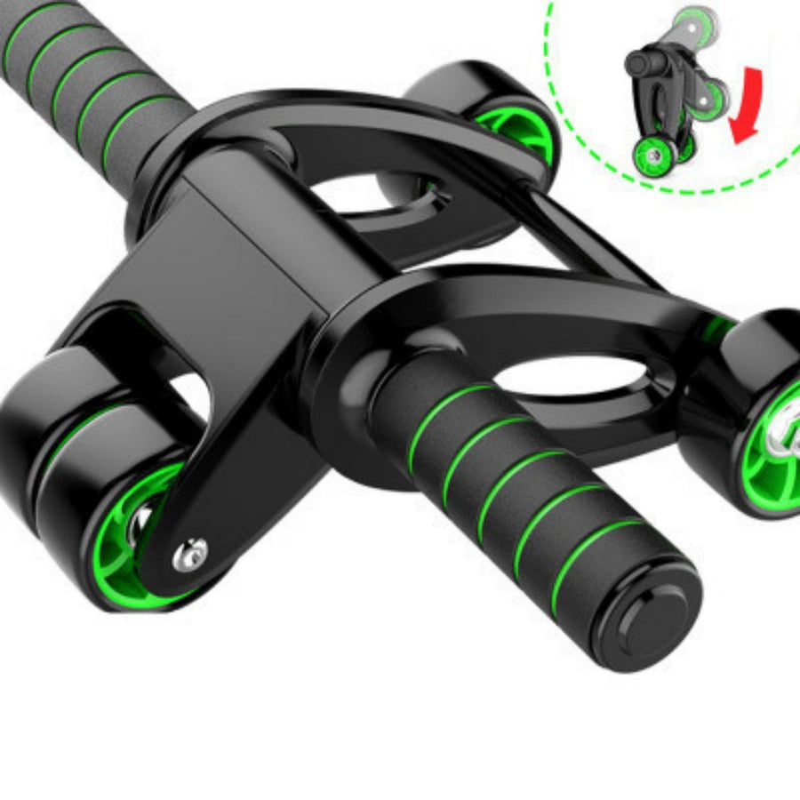 Foldable Ab Roller Wheel Set