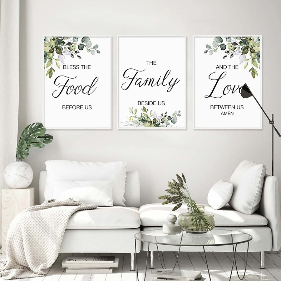 Minimalist Framed Wall Art, Matching Set